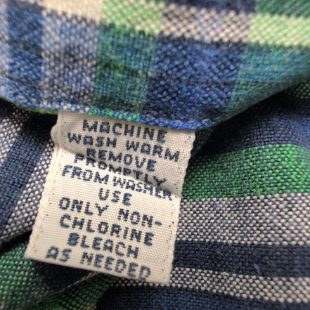 Chemise Shirt Ralph Lauren Blaire S Carreaux Vert Bleu Jaune Button Down