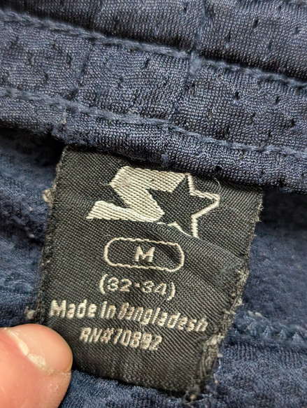 Short de sport Basketball Starter Vintage Satiné - Homme 2XL (M sur étiquette)