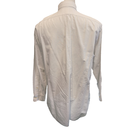 Chemise Ralph Lauren L Blanche Logo Marron Manches Longues