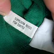 Polo manches courtes Polo Ralph Lauren XL vert foncé logo violet coton