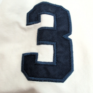 Chemise Ralph Lauren Classic Fit M Blanche Big Logo Bleu Marine N°3