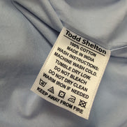 Chemise Todd Shelton M Neuve Étiquette Slim Fit Bleu Unie Manches longues