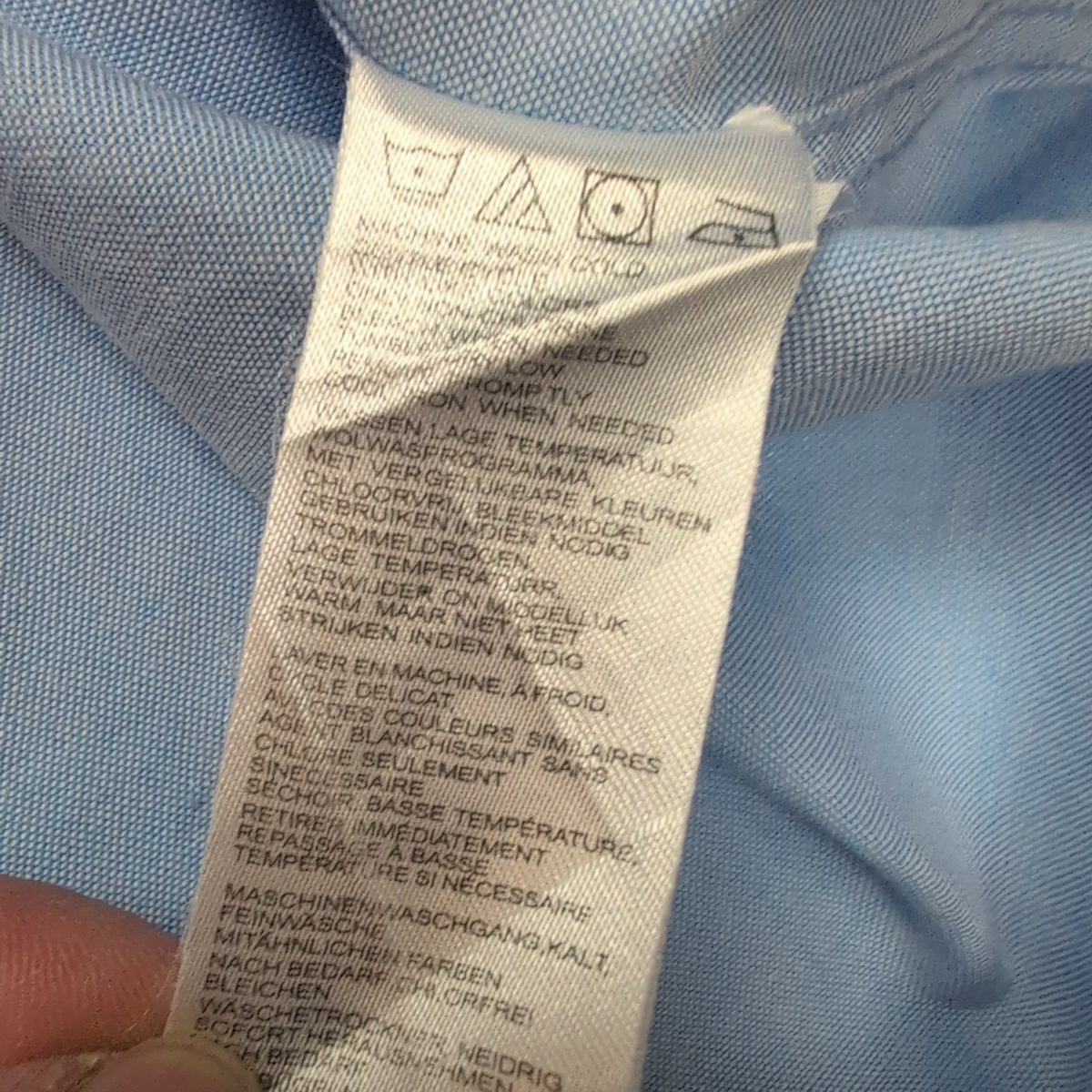 Chemise Harley Davidson M Bleu Logo Manche Brodé 2 Poches manches longues