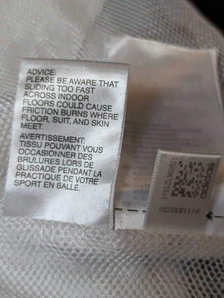Veste Adidas Trainer Blanche Taille XL (Coupe large - Mesures réelles)
