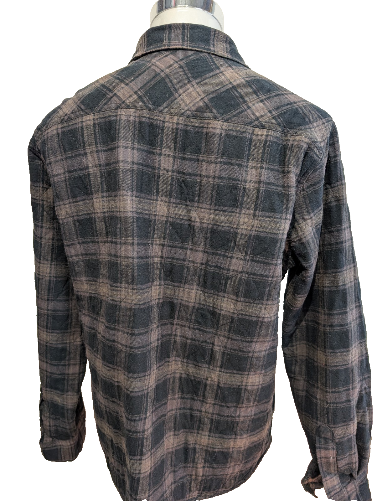 G:21 Surchemise Matelassée Flanelle Homme T.L Veste Carreau Workwear |241S