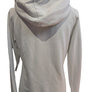 The North Face Sweat à Capuche Blanc Logo Bleu Marine - Taille M Femme
