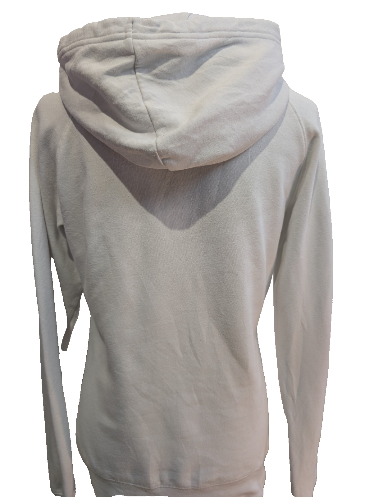The North Face Sweat à Capuche Blanc Logo Bleu Marine - Taille M Femme