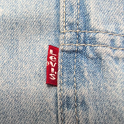 Chemise Levi's vintage en jean fin bleu taille S/M #172e