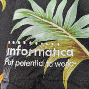 Chemise hawaïenne soie noire Paradise Found Made in Hawaii taille S