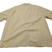 Chemise hawaïenne soie jaune Jamaica Jaxx manches courtes taille XL