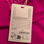 T-shirt Femme Esprit XXL Rose Fuchsia Col Rond Coton Neuf avec Étiquette