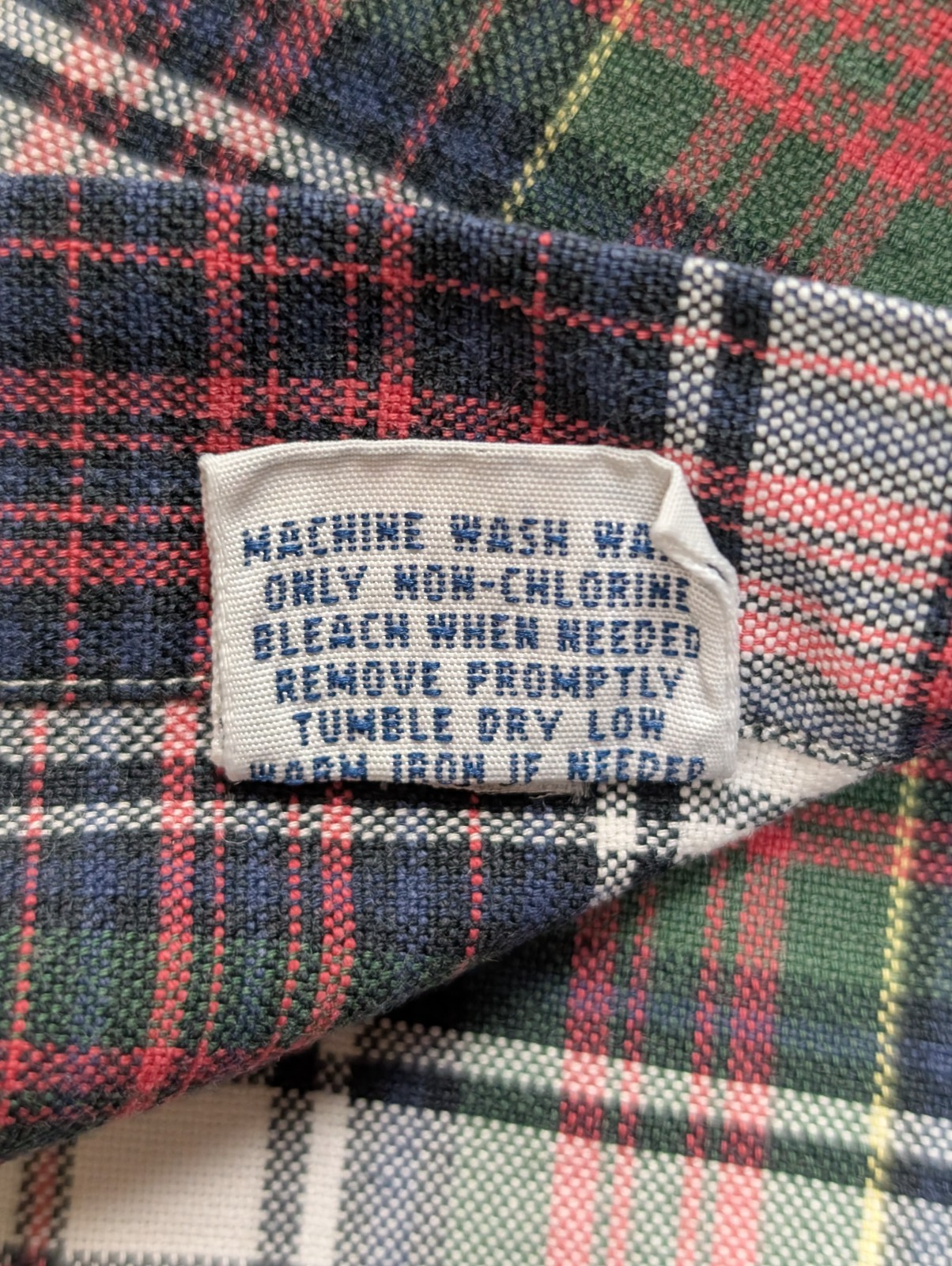 Chemise RALPH LAUREN Carreaux Rouge Blanc Vert Manches longues Taille L