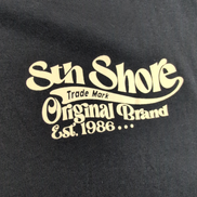 T-shirt STH Shore XL Bleu Marine Surf Logo Dos Neuf avec Étiquette