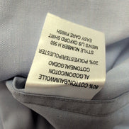 Chemise Henbury 5XL Neuve Bleu Uni Grande Taille Coton Poche Manches longues