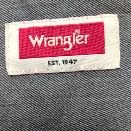Chemise Wrangler Manches Courtes Grise à Poches Stretch Taille 3XLTG