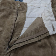 Pantalon Velours Côtelé Polo Ralph Lauren W34 L30 Marron Clair Beige vintage