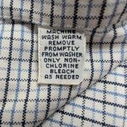 Chemise Ralph Lauren M Carreaux Bleu Blanc Oxford Button Down Shirt Vintage