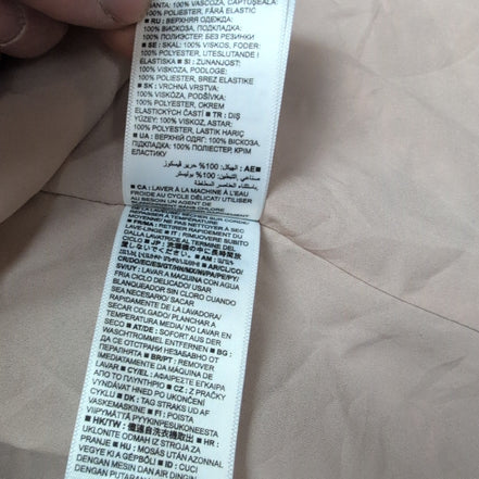 Robe GAP XS Rose Motif Cœurs Bretelles Réglables Viscose Doublée