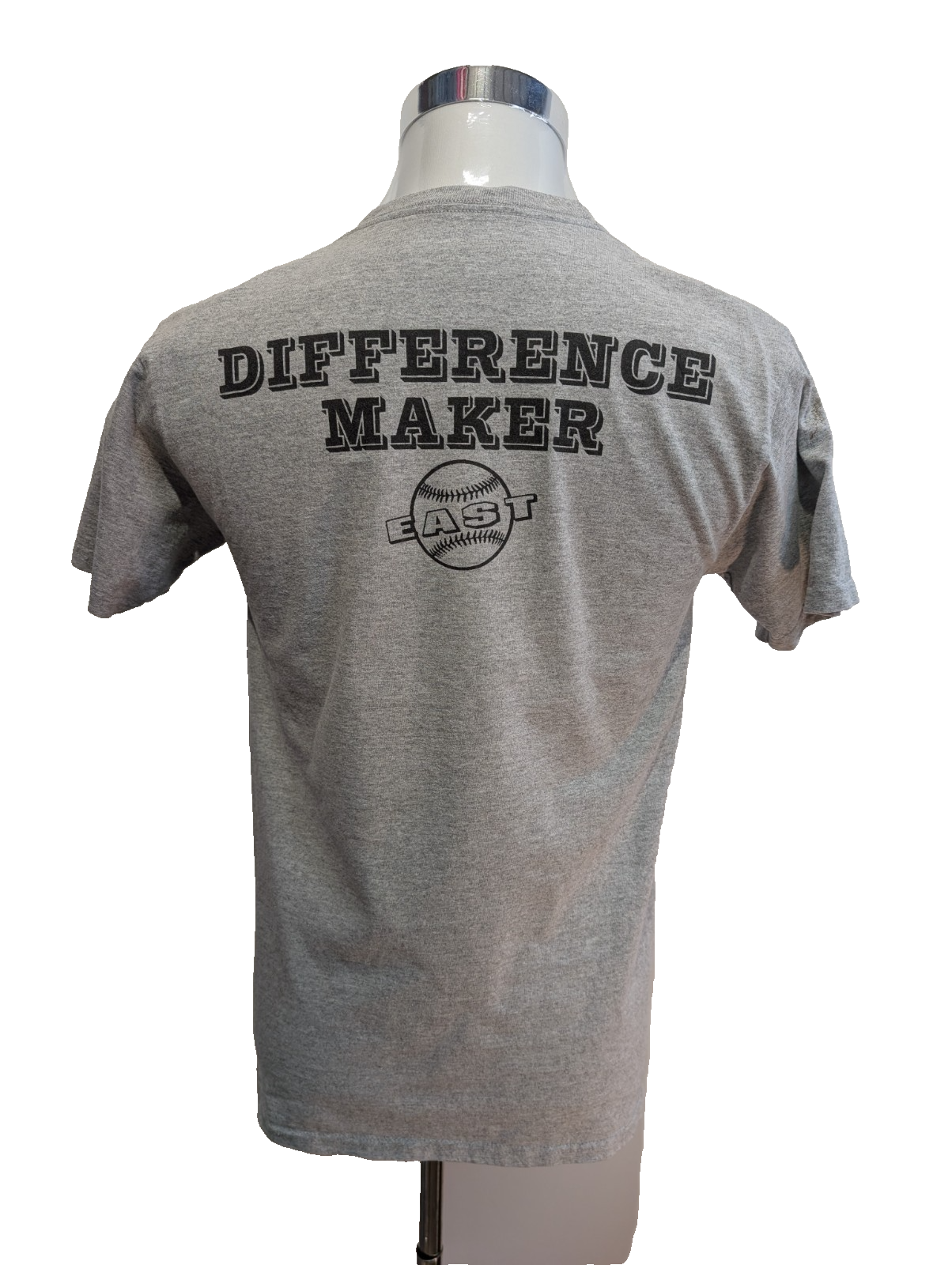 CHAMPION T-Shirt Homme S Gris EAST Baseball VINTAGE Logo Manches Rétro |102T