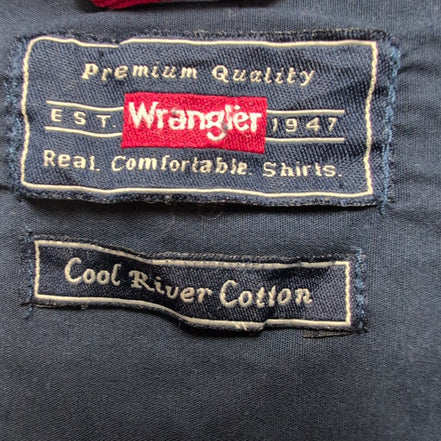 Chemise WRANGLER Cloud River avec Poche Manches Longues - Taille XL (Coupe XXL)