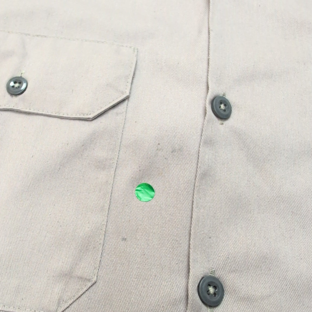 Chemise Dickies 2XL Crème Manches courtes 2 Poches Workwear Poche Stylo