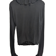 Pull femme LAUREN Ralph Lauren noir cachemire soie col à volants T. L élégant