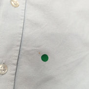 Chemise Lacoste Vintage XL Bleu Clair Regular Fit Poche manches courtes