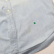 Chemise Polo Ralph Lauren M Vintage Jean Bleu Logo Marron Manches Courtes