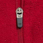 Pull Polaire Femme The North Face TKA 100 Rouge Col Zippé - Taille L