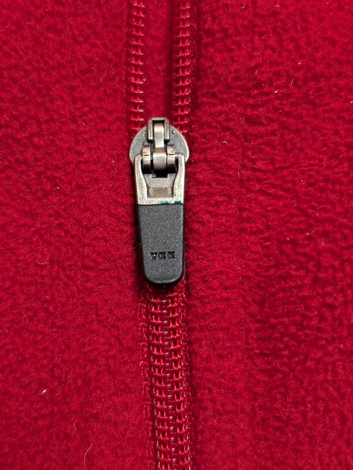 Pull Polaire Femme The North Face TKA 100 Rouge Col Zippé - Taille L
