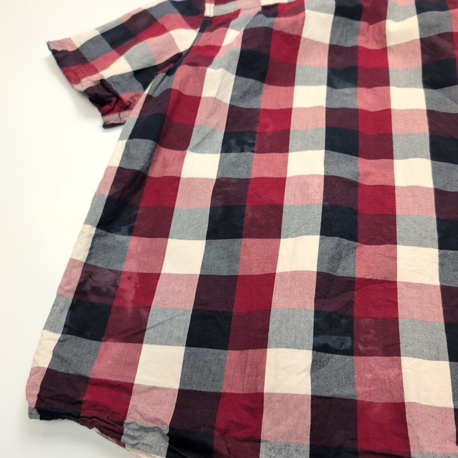 Chemise Carhartt Relaxed Fit XL Rouge Carreaux Manches Courtes