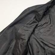 Veste Blazer homme noir mélange laine taille L épaulettes