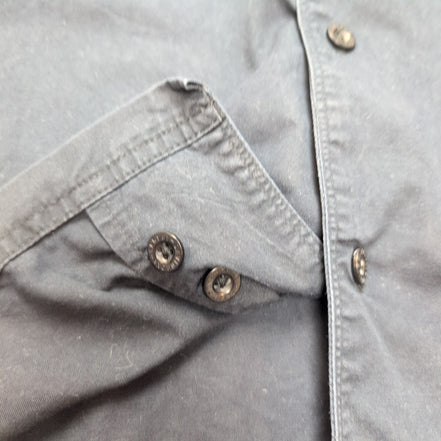 Chemise Harley Davidson 2XL Noire Tête de Mort Flammes Brodée USA