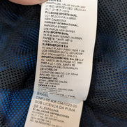 Coupe-Vent Puma XXL Bleu Électrique Vif Veste Sport à Capuche Filet