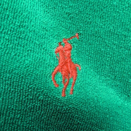 Polo Ralph Lauren Homme L Vert Clair Logo Orange Polo Manches Courtes