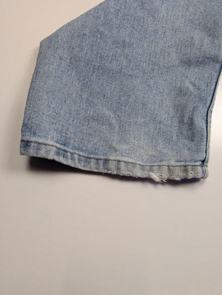 Jean Wrangler Homme Vintage Bleu Clair W38 L34 Denim Pantalon Coupe Droite Chic