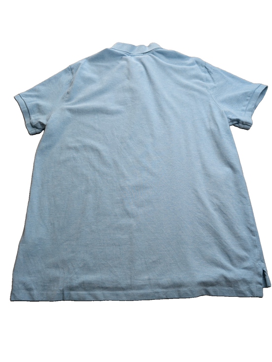 Polo manches courtes Polo Ralph Lauren XL bleu ciel logo violet Custom Slim Fit
