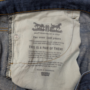 Jean Levi's 569 Loose Straight Homme W40 L32 Bleu Foncé Vintage Original Denim