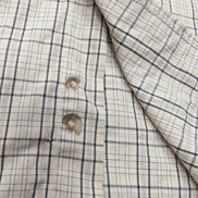 Chemise Pendleton XL Crème Carreaux 100% Coton Poche Homme