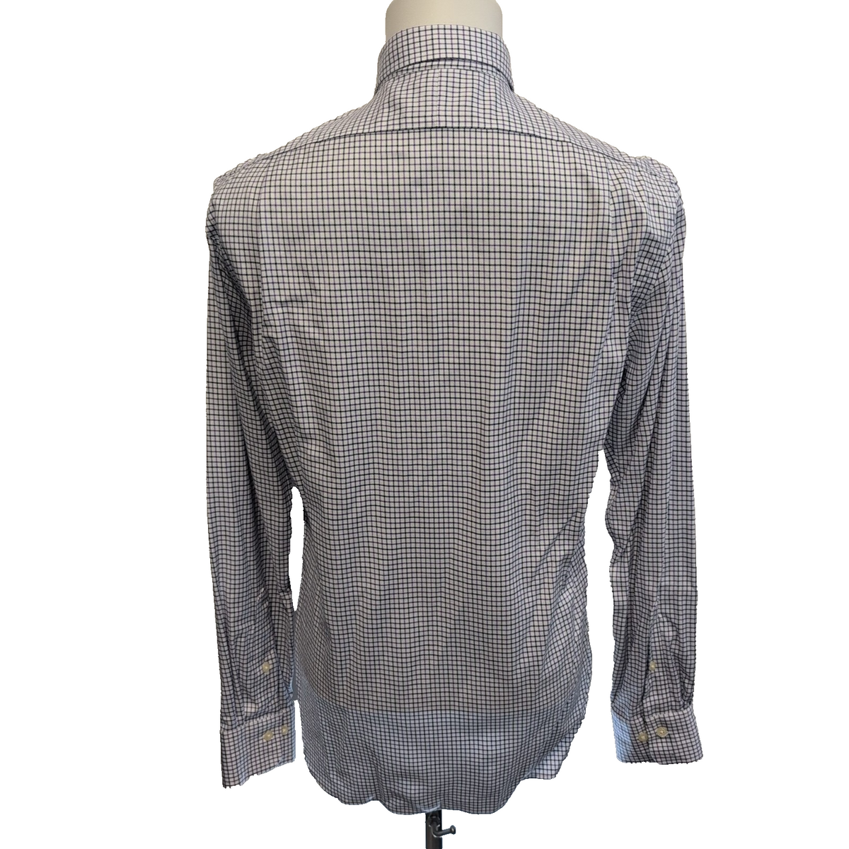 Chemise Ralph Lauren M L Violet Carreaux Oxford Slim Fit Shirt Col Classique