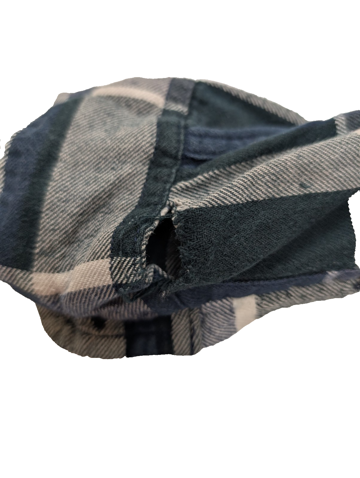 🌲 CHEMISE FLANELLE PERFORMANCE CHAPS M (G) CARREAUX BLEU MARINE NOIR LOGO BRODÉ