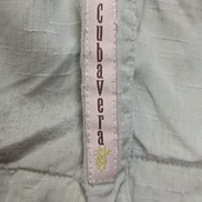 Chemise Hawaïenne Cubavera Soie & Coton Vert Pâle Palmiers - Taille S