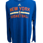 ADIDAS NBA T-Shirt ML Homme XL NEW YORK Knicks Climalite Ultimate Tee |106T