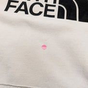 The North Face Sweat à Capuche Blanc - Logo Noir Frontal - Taille M Femme