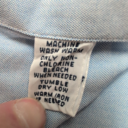 Chemise Polo Ralph Lauren Regent XL Bleu Clair Manches Longues