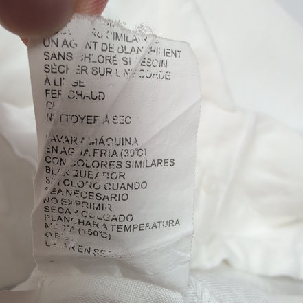 Chemise Cubavera Panama Cuba XXL Ramie Viscose 4 Poches Blanc manches courtes