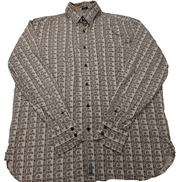 Chemise Tommy Hilfiger motifs fleurie marguerites taille M manches longues homme