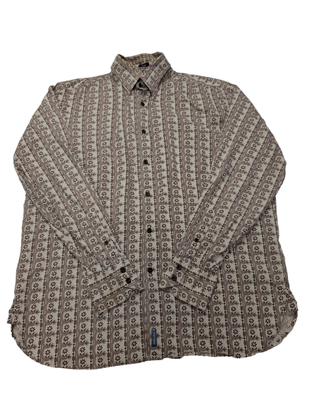 Chemise Tommy Hilfiger motifs fleurie marguerites taille M manches longues homme