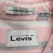 Chemise Levi's Laundered Oxford L rose rayures 2 poches manches courtes