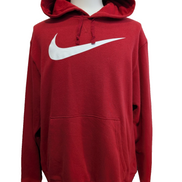 ➜ Sweat à Capuche Nike - Grand Logo Swoosh - Rouge Foncé - Taille XL
